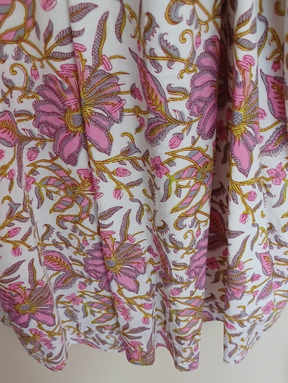 MILLE Saffron Midi Dress Pink Lily SZ XS Feminine Flowy Floral Cottagecore - Picture 13 of 16